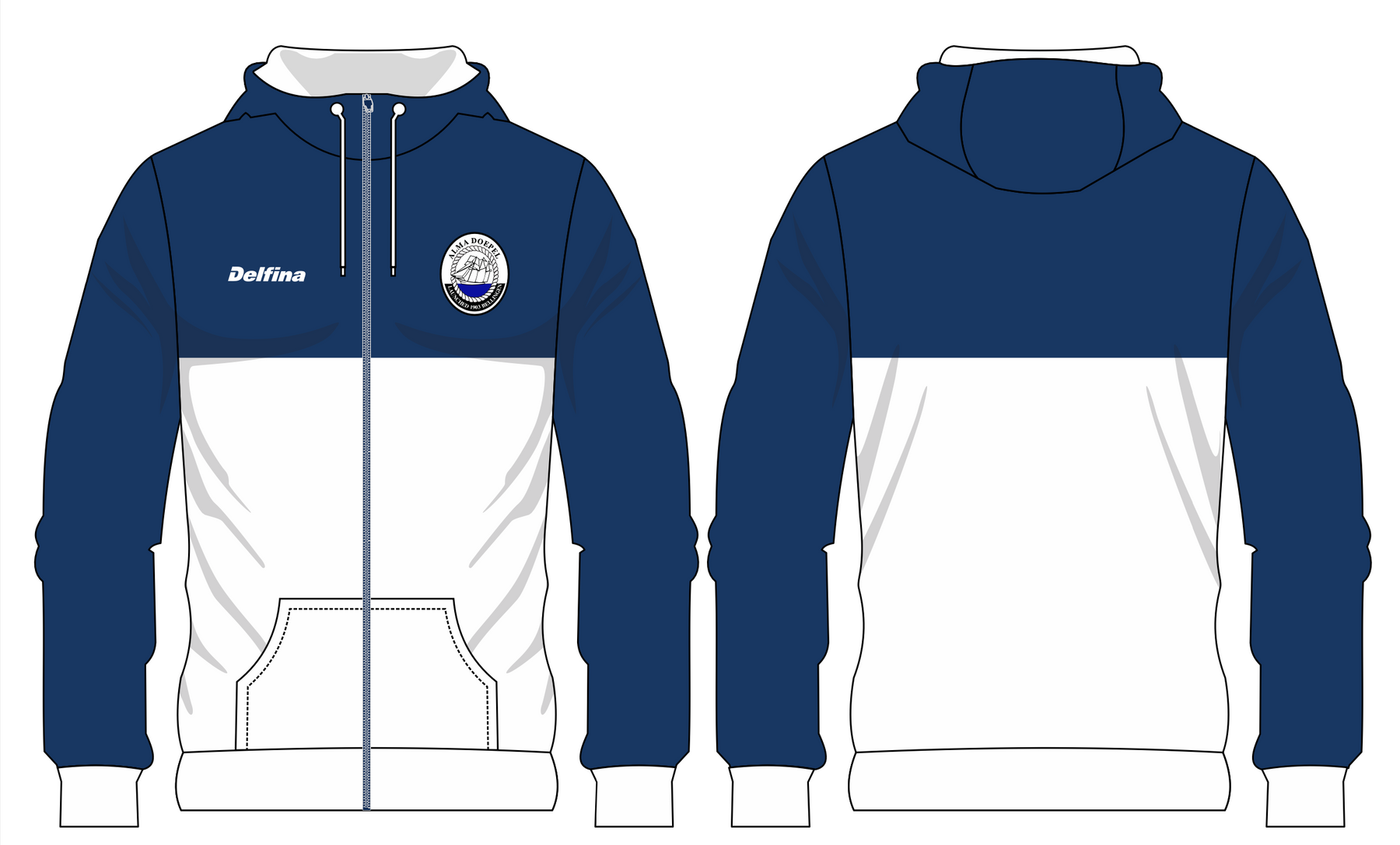 Doepel Zipper Hoodie (3 colour-ways)