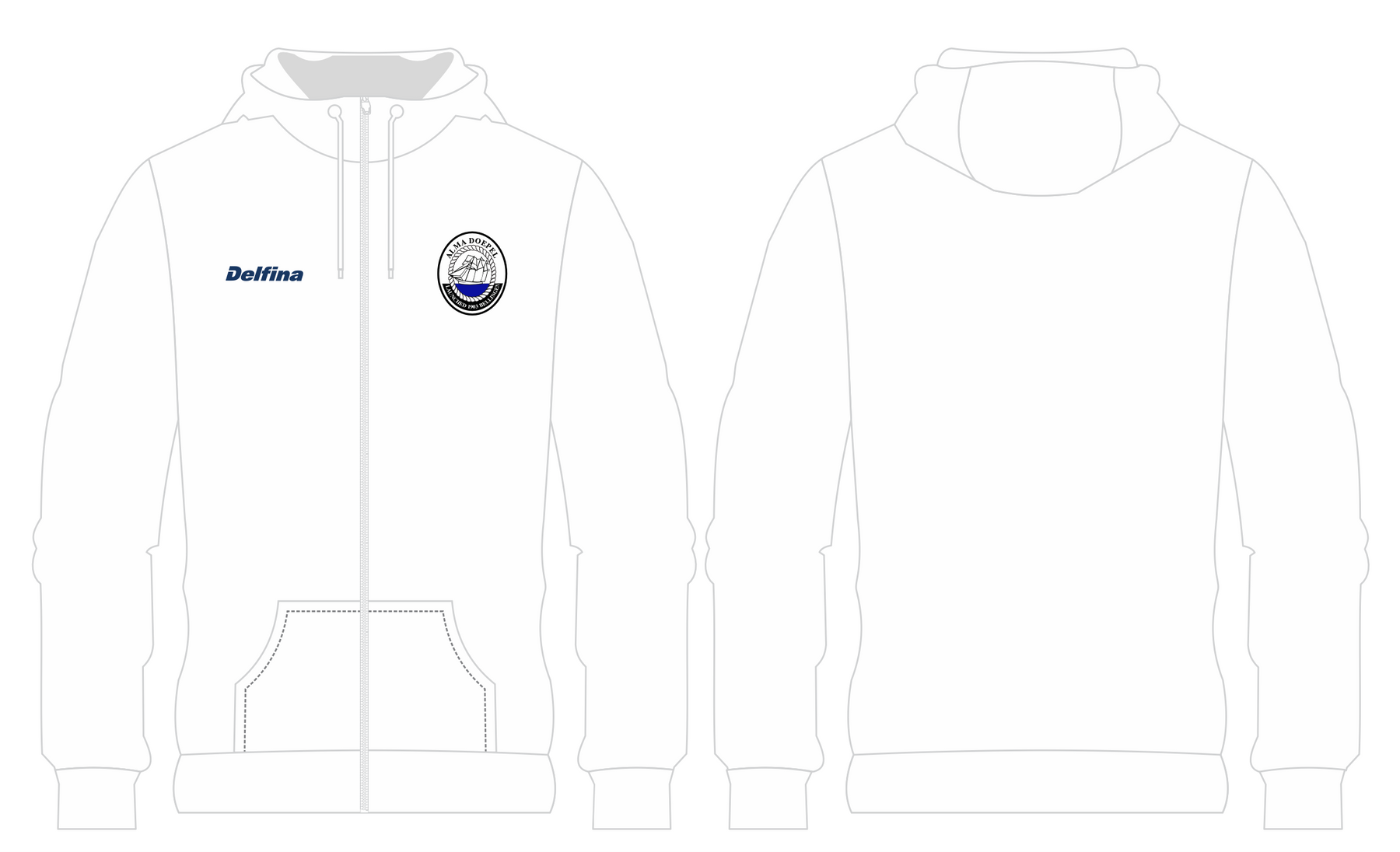 Doepel Zipper Hoodie (3 colour-ways)
