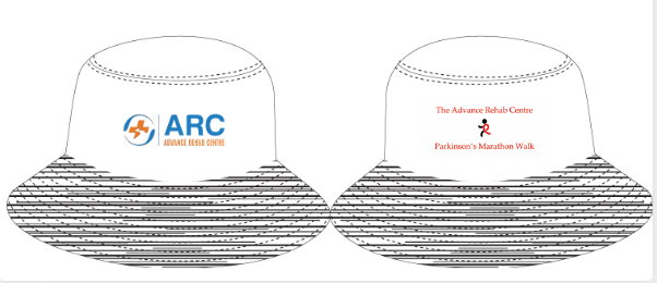 ARC Marathon Walk Bucket Hat – White (2 options available)