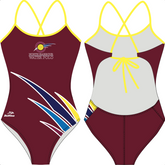 North Harbour Water Polo Tie-Back One Piece