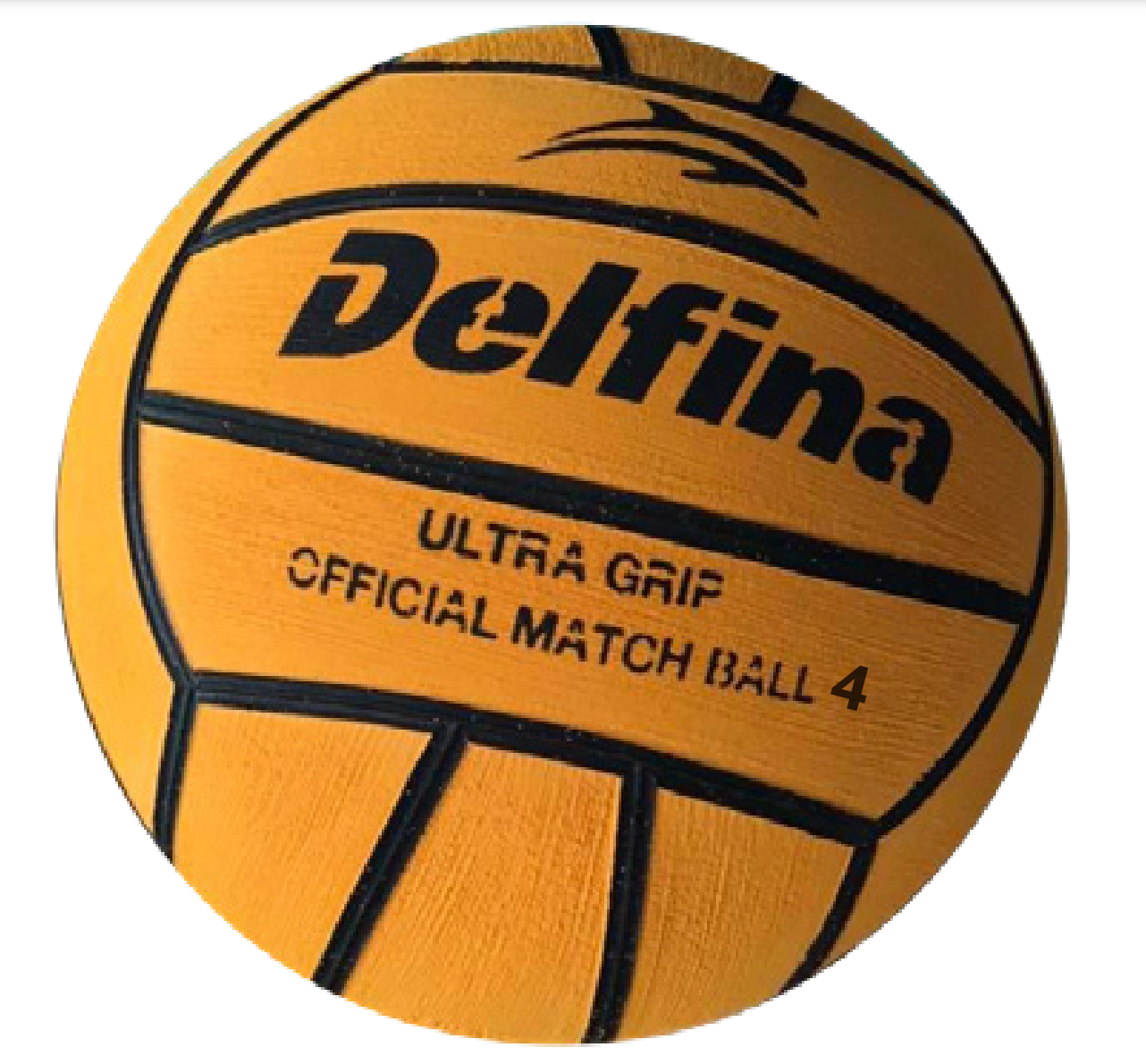 Ultra Grip COMPETITION Yellow Water Polo Ball