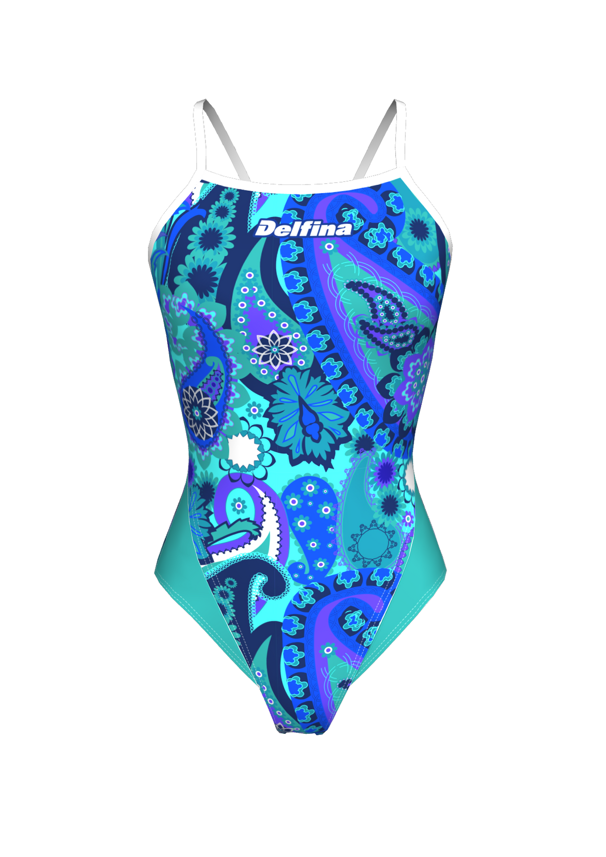 paisley swimsuit