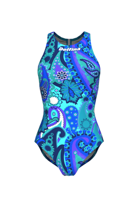 paisley one piece swimsuit