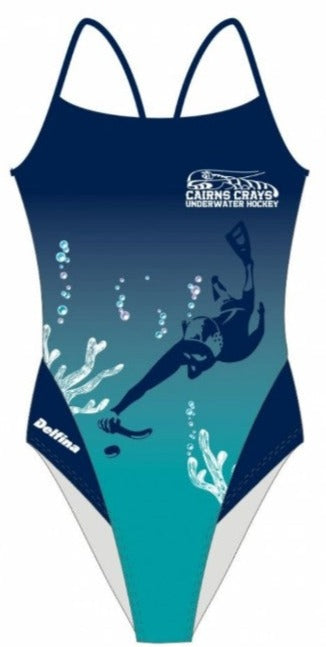 Cairns Crays UWH Female Lightback Suit