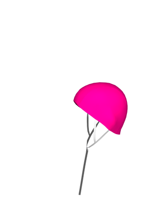 high vis swim cap 