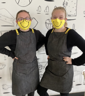 Yellow Smiley Washable Face Mask