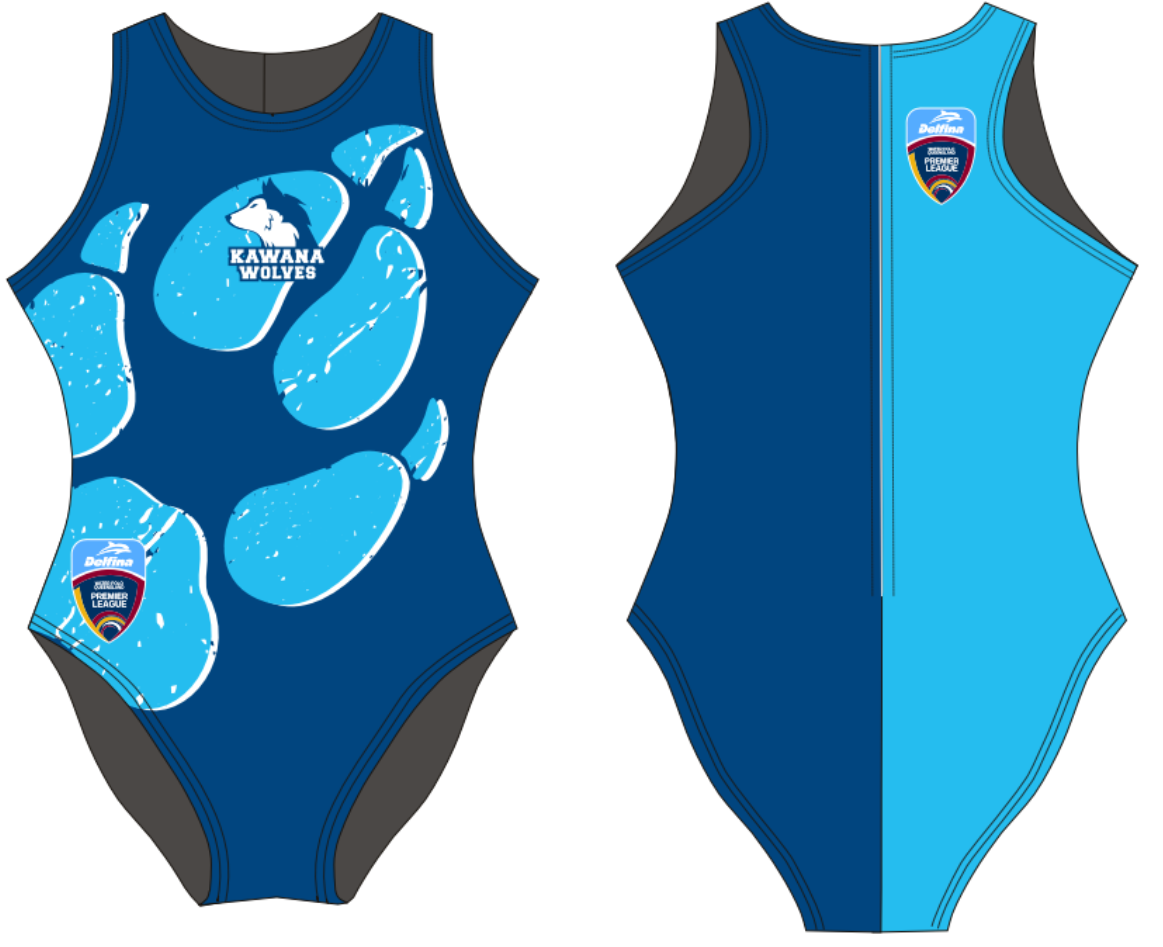 Kawana Wolves  Supporter Female WP Suit