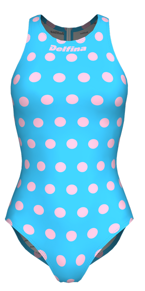 blue polka dot one piece swimsuit, polka dot one piece, polka dot one piece bathing suit, polka dot one piece swimsuit, polka dot one piece swimwear