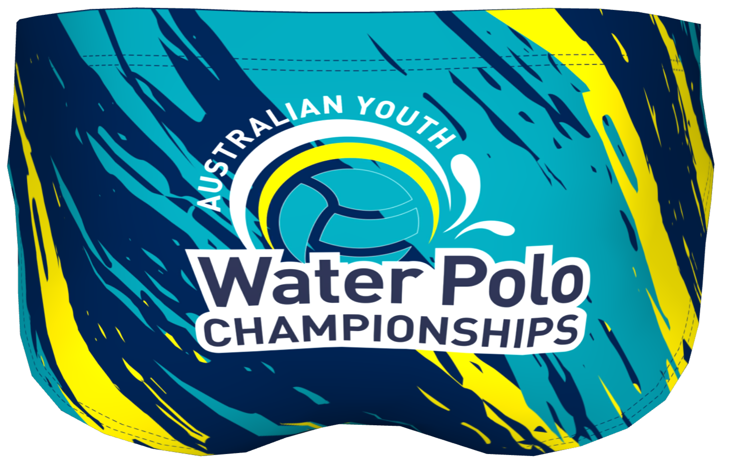 Striped Male Water Polo Suit 2021
