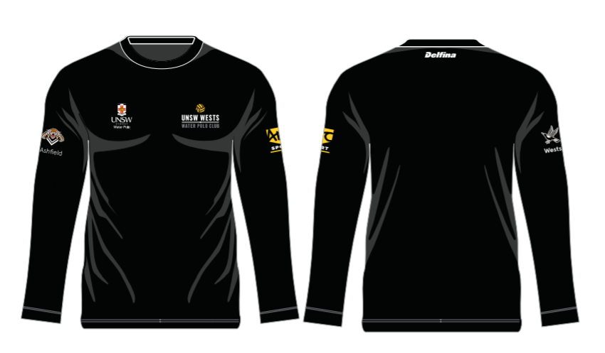 UNSW WP Black Cotton Long Sleeve Shirt (Pre-order)