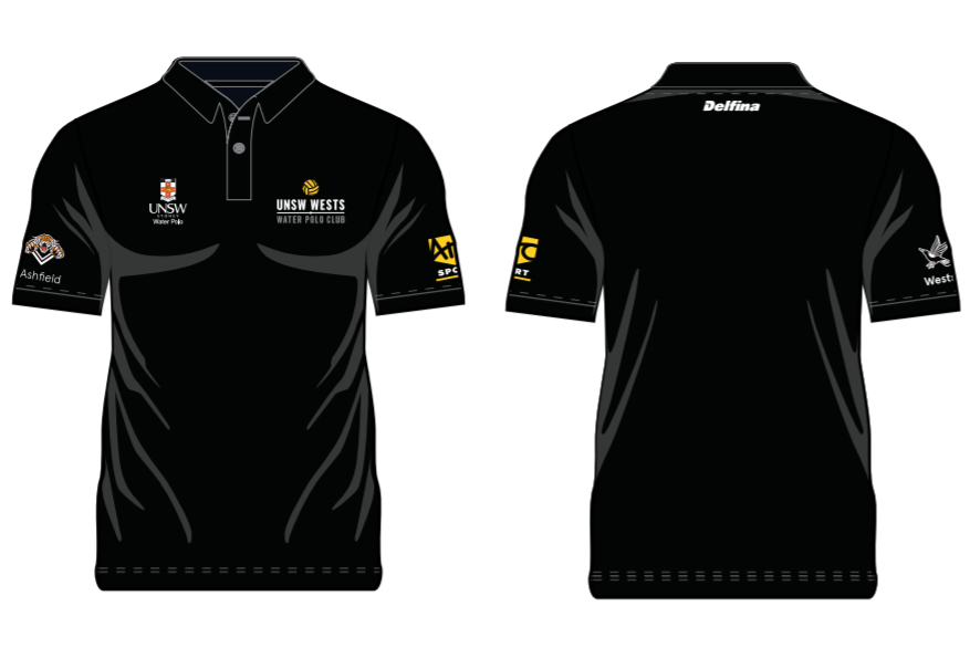 UNSW WP Black Polo Shirt