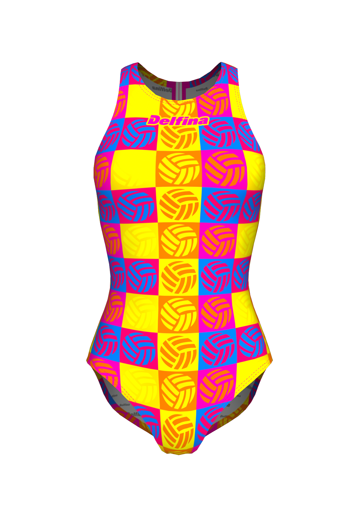 Fluro One-piece Swimsuit